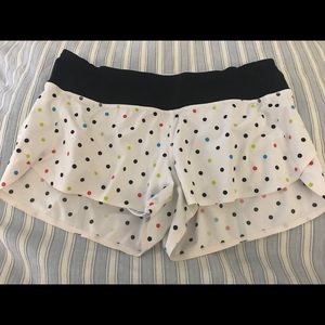 Lululemon speed short sea wheeze sz 6